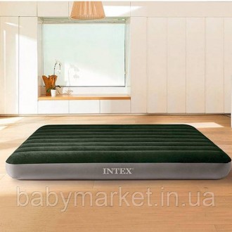 
	Надувний матрац Intex відмінно підійде для відпочинку вдома, на природі або на. . фото 3