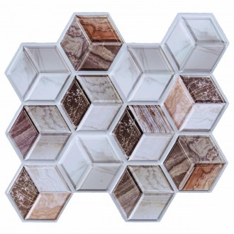 Декоративная ПВХ плитка на самоклейке 3D кубы
Самоклеящиеся декоративные панели . . фото 2