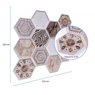 Декоративная ПВХ плитка на самоклейке винтажная
Самоклеящиеся декоративные панел. . фото 4