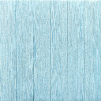 Самоклеюча 3D панель блакитне дерево 700х700х4мм (93).
3D панелі самоклейки дозв. . фото 2