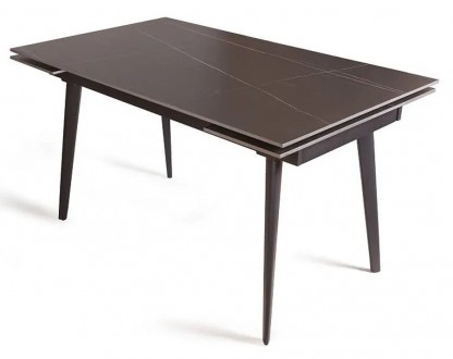 
Огляд керамічного столу Hugo Lofty Black Стіл Hugo - обідній стіл середнього ро. . фото 6
