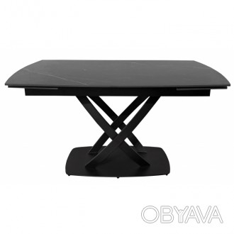 
Стол раскладной Infinity Black Marble керамика 140-200 см Современный раздвижно. . фото 1
