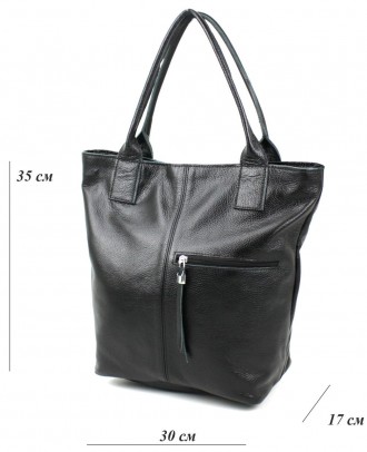 Женская сумка из натуральной кожи Borsacomoda, Украина черная 811.023-1
Женская . . фото 8