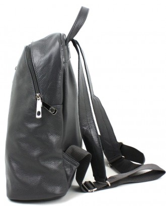 Женский кожаный рюкзак Borsacomoda 14 л темно-серый 841.021
Стильный и практичны. . фото 4