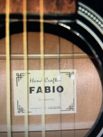 Гитара Акустическая Fabio. . фото 2