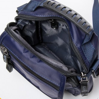 Тканевая мужская сумка Lanpad синий
 
Описание товара:
	Одно отделение, закрывае. . фото 4