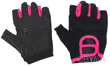Женские велосипедные перчатки, для занятия спортом Crivit черные с розовым
Описа. . фото 1