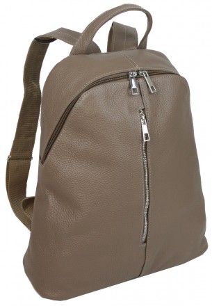 Женский кожаный рюкзак Borsacomoda 14 л визон (светло-коричневый) 841.035
Стильн. . фото 2