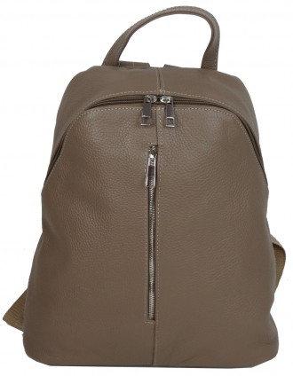 Женский кожаный рюкзак Borsacomoda 14 л визон (светло-коричневый) 841.035
Стильн. . фото 4