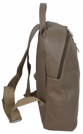 Женский кожаный рюкзак Borsacomoda 14 л визон (светло-коричневый) 841.035
Стильн. . фото 8