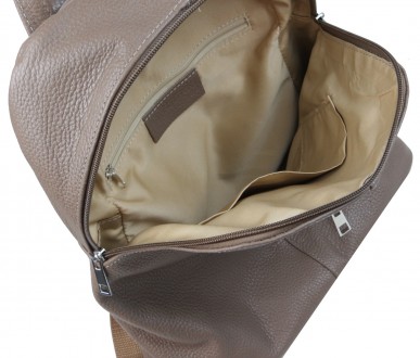 Женский кожаный рюкзак Borsacomoda 14 л визон (светло-коричневый) 841.035
Стильн. . фото 9