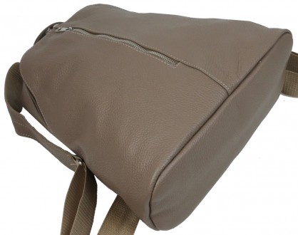 Женский кожаный рюкзак Borsacomoda 14 л визон (светло-коричневый) 841.035
Стильн. . фото 7