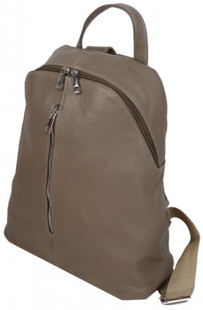 Женский кожаный рюкзак Borsacomoda 14 л визон (светло-коричневый) 841.035
Стильн. . фото 5