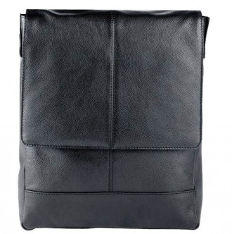 Мужская кожаная сумка на плечо Livergy черная 
IAN317180-1
Описание товара:
	Сум. . фото 2