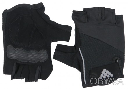 Женские перчатки для занятия спортом, велоперчатки Crivit черные
