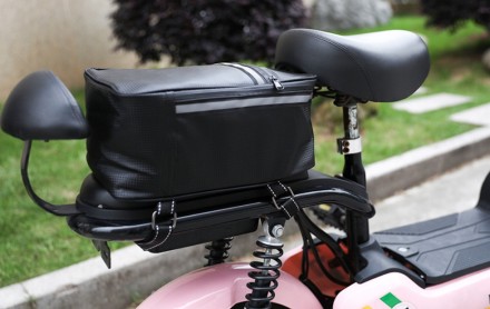Багажная велосипедная сумка, кофр 9L Gotel черная
Описание товара:
	Изготовлена . . фото 8