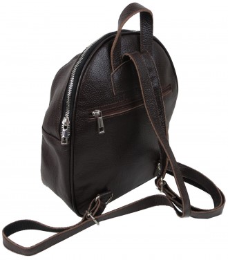 Кожаный женский рюкзак 9L Borsacomoda, Украина коричневый 814.034
Описание товар. . фото 5