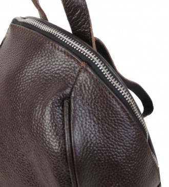 Кожаный женский рюкзак 9L Borsacomoda, Украина коричневый 814.034
Описание товар. . фото 8