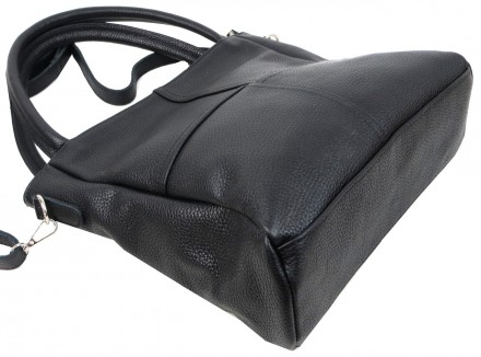 Женская кожаная сумка с двумя ручками Borsacomoda, Украина черная 853.023
Описан. . фото 7