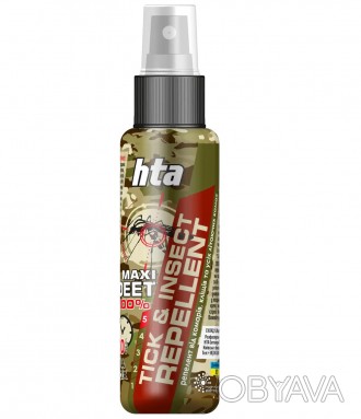 Репеллент-спрей от комаров HTA MAXI DEET 100% TICK & INSECT REPELLENT 100 ml
 
Р. . фото 1