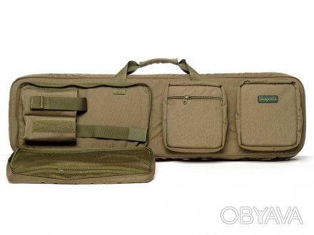 Чехол оружейный Shaptala City-2 205 KHAKI внутри 90х23 см (с рюкзачными шлейками. . фото 1