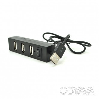 Технічні характеристики:
Хаб USB 2,0 універсальний 
Кількість роз'ємів (портів) . . фото 1