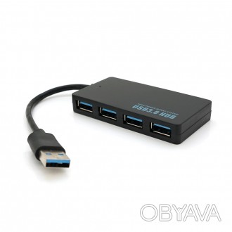 Технічні характеристики:
Хаб USB 3.0 універсальний 
Кількість роз'ємів (портів) . . фото 1