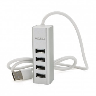 Хаб iKAKU KSC-383 YILIAN USB 2.0 4 порта, Silver, 480Mbts питание от USB, Box. Днепр. фото 1 Хаб iKAKU KSC-383 YILIAN USB 2.0 4 порта, Silver, 480Mbts питание от USB, Box. Днепр. фото 1