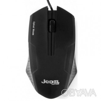 Мишка комп'ютерна провідна JEDEL M61 - мінімалістична мишка, стане твоїм супутни. . фото 1