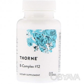 У комплекс, B-Complex #12, Thorne Research- ця харчова добавка містить активні ф. . фото 1