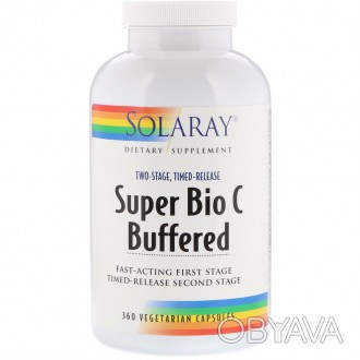 Буферизований вітамін С, Super Bio C Buffered є поживною формою вітаміну С - яки. . фото 1