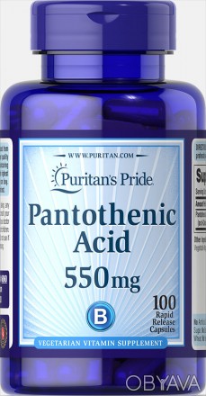 Пантотенова кислота, Pantothenic Acid, Puritan's Pride, або вітамін В5, необхідн. . фото 1