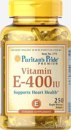 Вітамін Е-400, Vitamin E-400 iu, Puritan's Pride - один з найважливіших вітаміні. . фото 1