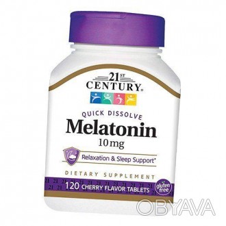 Melatonin 10 від 21st Century - мелатонін працює в гармонії з вашим природним ци. . фото 1