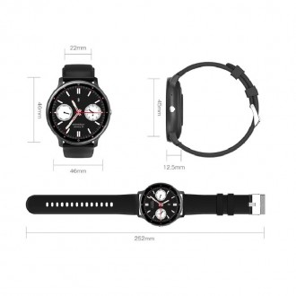 Розумний годинник Lemfo ZL02 Pro Чорний. . фото 4