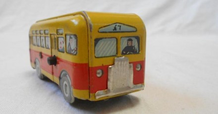 Игрушка Автобус Заводной 50-е СССР. . фото 3