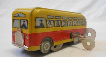 Игрушка Автобус Заводной 50-е СССР. . фото 7