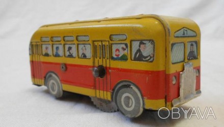 Игрушка Автобус Заводной 50-е СССР. . фото 1