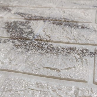  3D панели самоклейки серый мрамор кирпич позволят Вам сделать ремонт в помещени. . фото 3