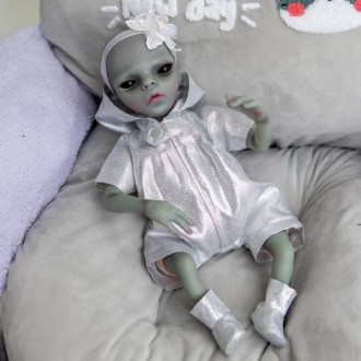 Надзвичайно красива силіконова лялька Реборн інопланетянин Міральдіна - це не пр. . фото 3