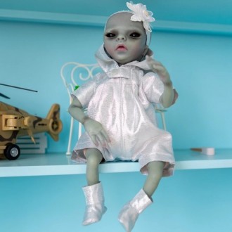 Надзвичайно красива силіконова лялька Реборн інопланетянин Міральдіна - це не пр. . фото 6