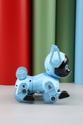 Інтерактивний Собака-робот Z105 на радіокеруванні пульт-годинник, акумулятор, 18. . фото 4