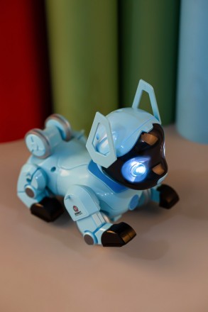 Інтерактивний Собака-робот Z105 на радіокеруванні пульт-годинник, акумулятор, 18. . фото 6