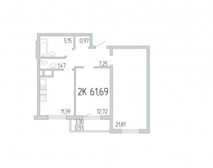 
 27227 Продам 2-х комнатную квартиру в ЖК 58 Жемчужина.
Средний этаж. Выполнен . Таирова. фото 17