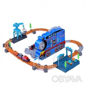 Дитяча залізниця Classical Train, паркінг, локомотив на батарейці, мапа. Multico. . фото 1