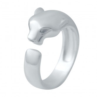 Родированное серебряное кольцо 925 пробы без камней. Родированные украшения доль. . фото 2