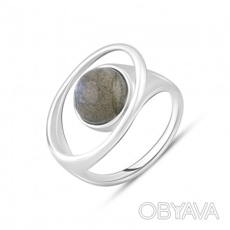 Родированное серебряное кольцо 925 пробы с 2.825ct. Родированные украшения дольш. . фото 1
