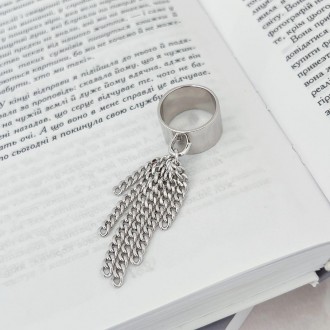 Родированное серебряное кольцо 925 пробы без камней. Родированные украшения доль. . фото 5