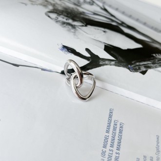 Родированное серебряное кольцо 925 пробы без камней. Родированные украшения доль. . фото 7