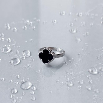 Родированное серебряное кольцо 925 пробы с натуральным лазуритом. Родированные у. . фото 3